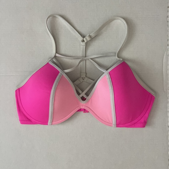 PINK Victoria Secret Strappy Front Bikini Top - Picture 2 of 5